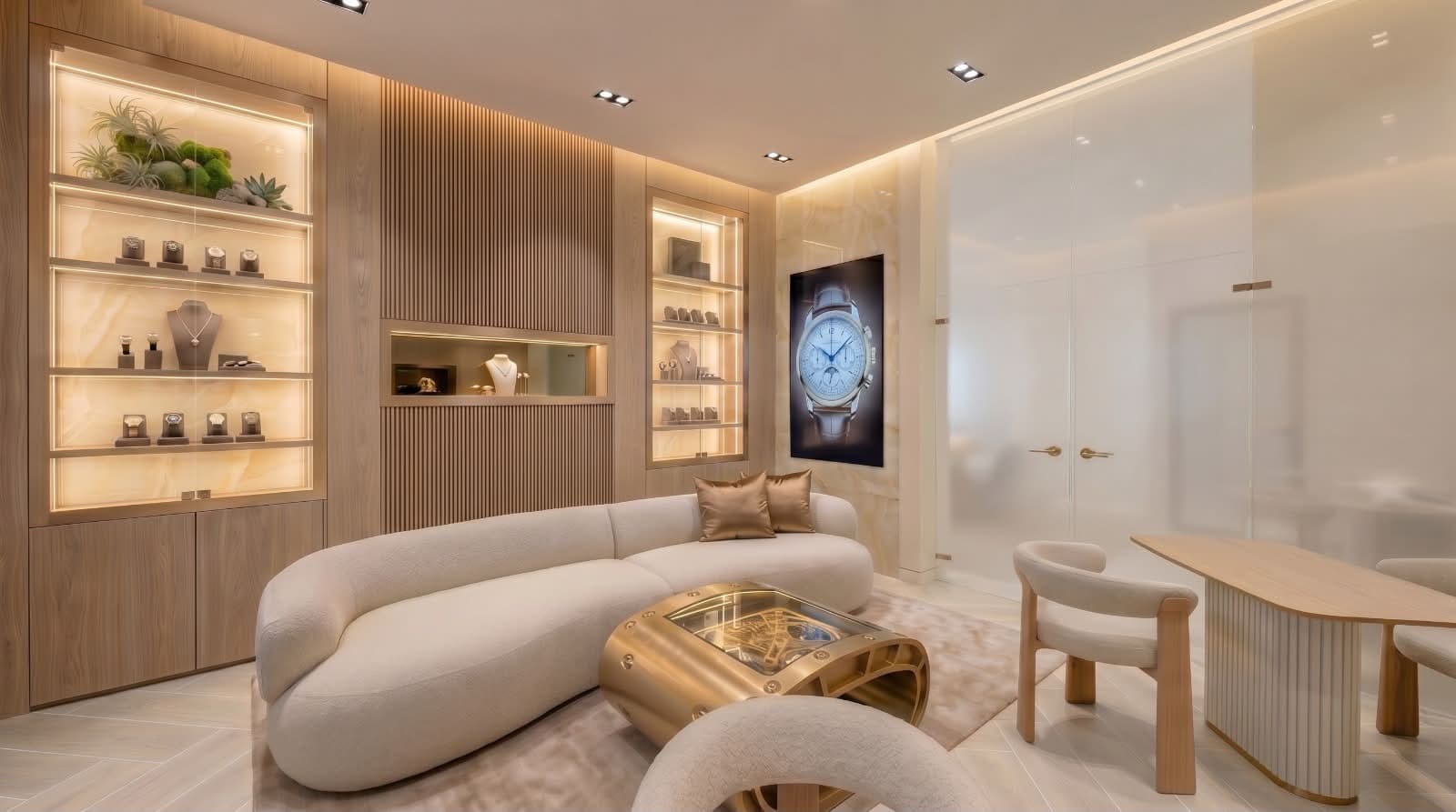 Exclusive Swiss Watches salon interior